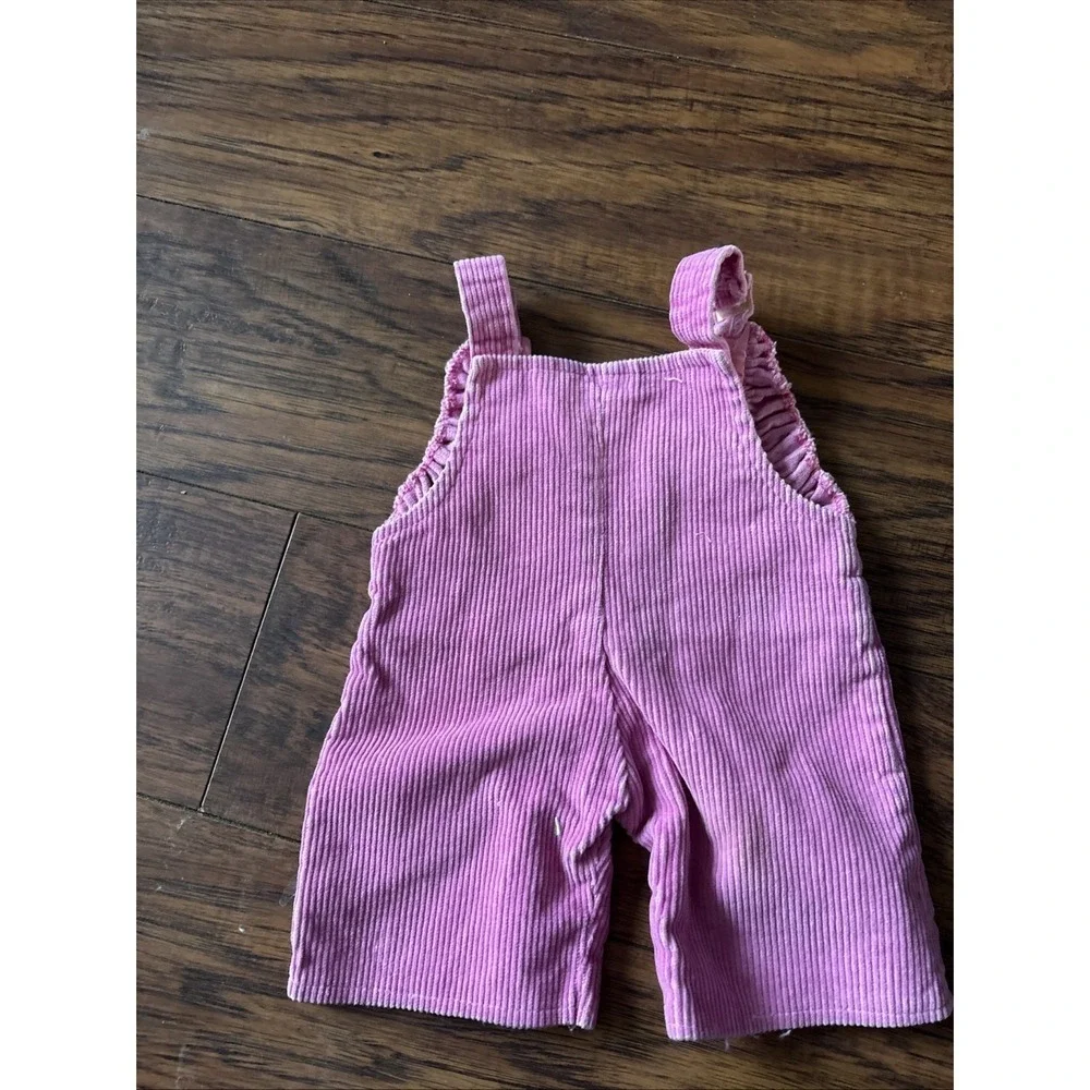 VINTAGE Doll/TEDDY BEAR fisher price BRAND Corduroy  BIB OVERALLS